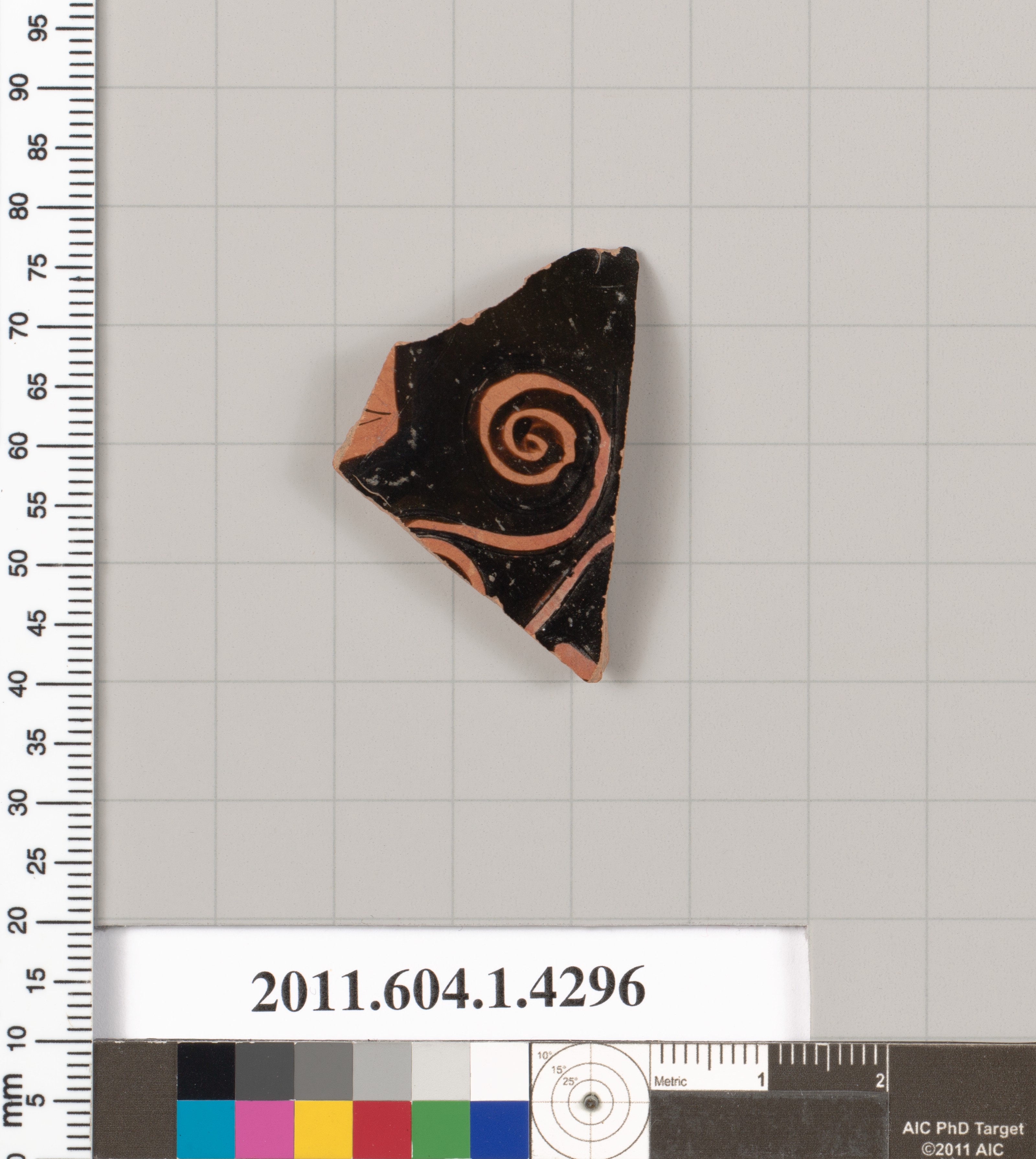 Decorated Ancient Pottery Fragment
