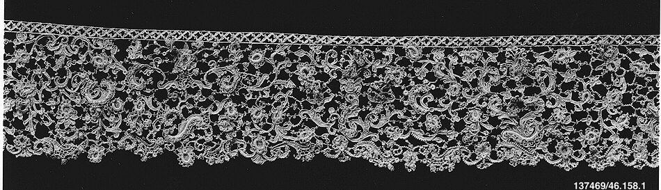 Ornate Antique Lace Border