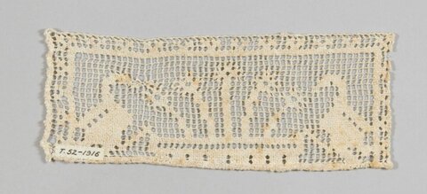 Antique Handmade Lace Fragment