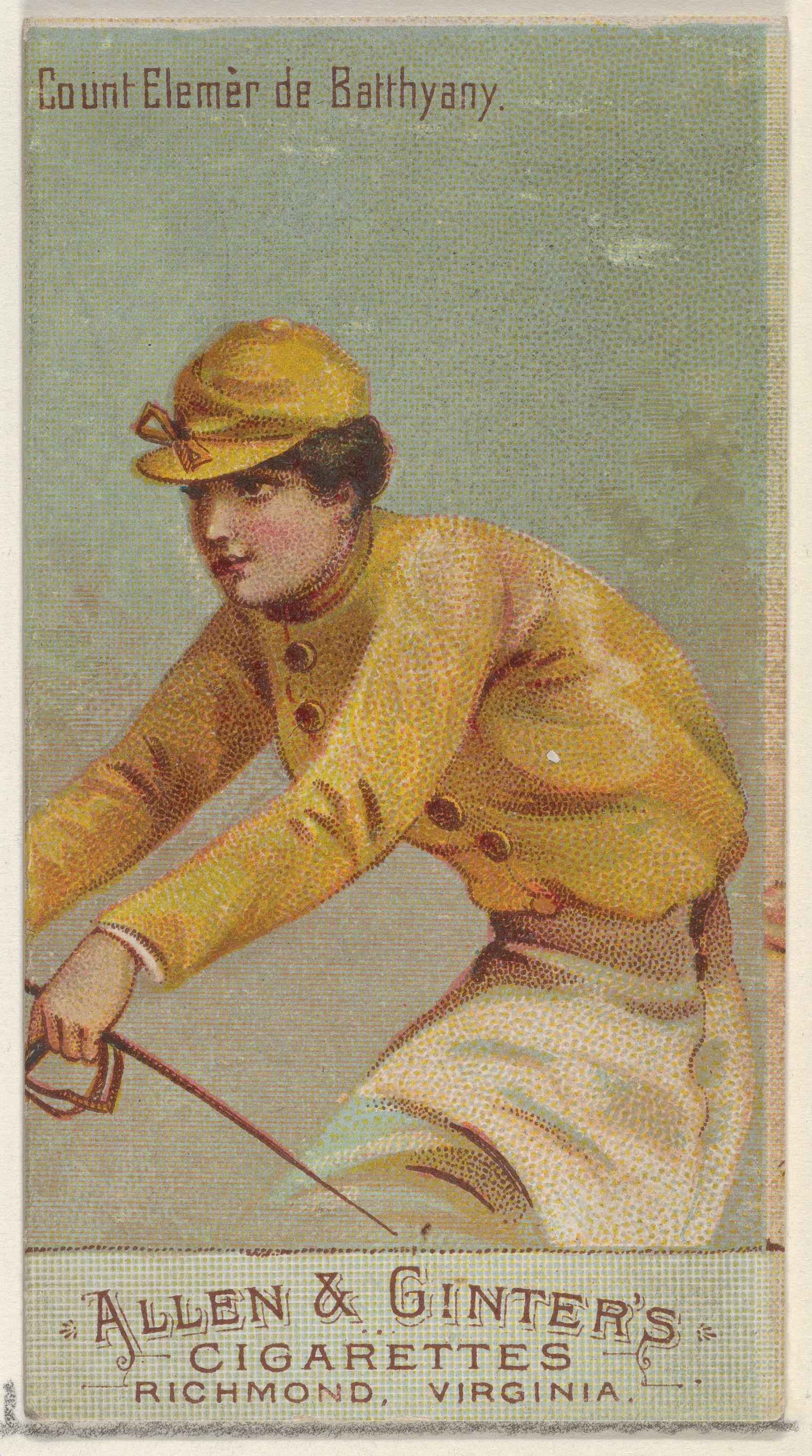 Count Elemer de Batthyany Cigarette Card