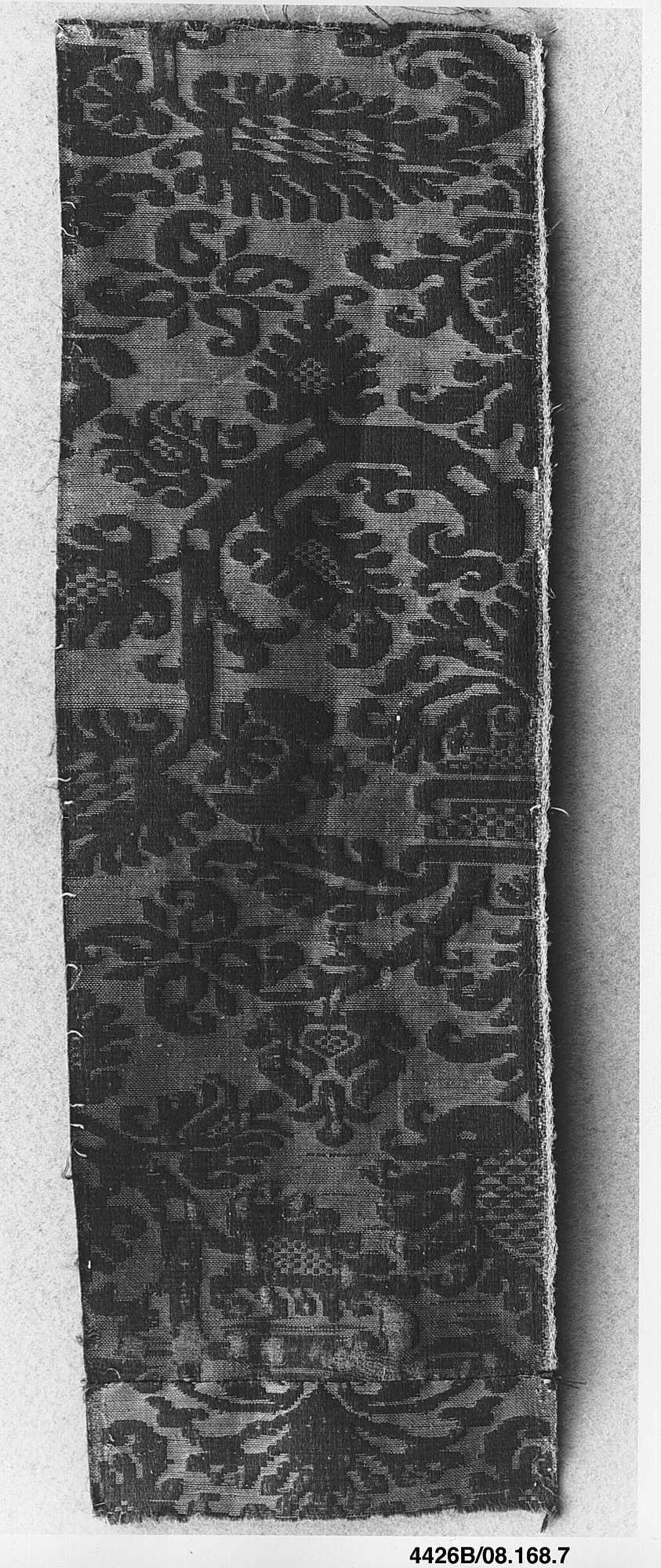Antique Woven Pattern Textile Fragment