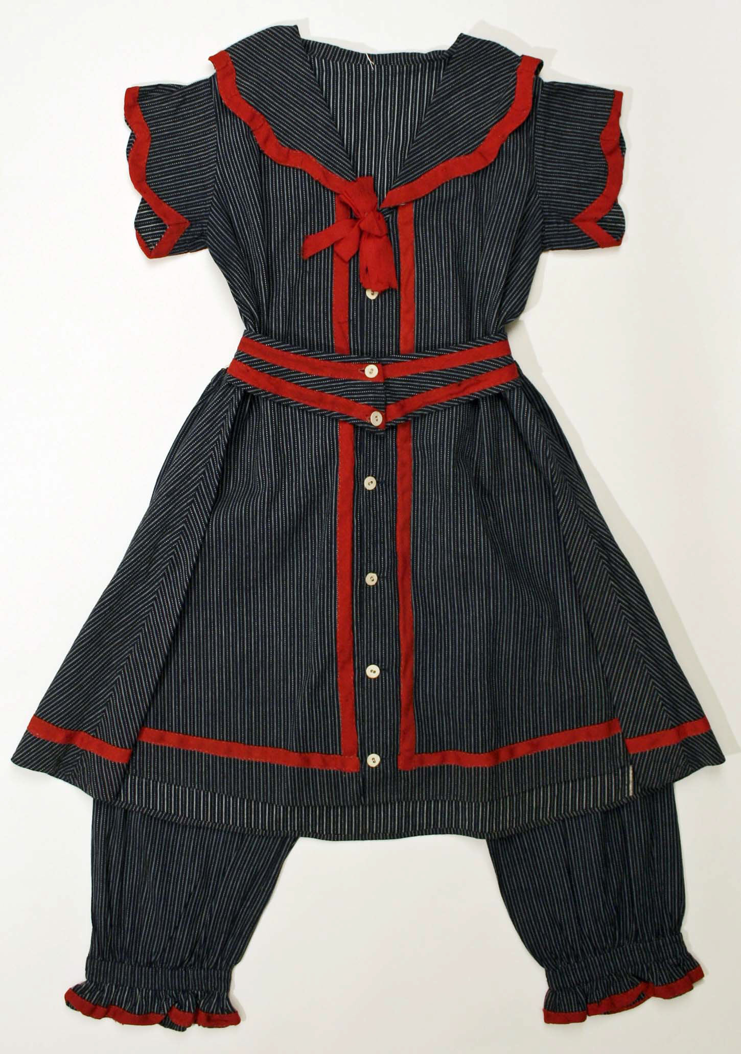 Vintage Striped Two-Piece Kids Outfit
