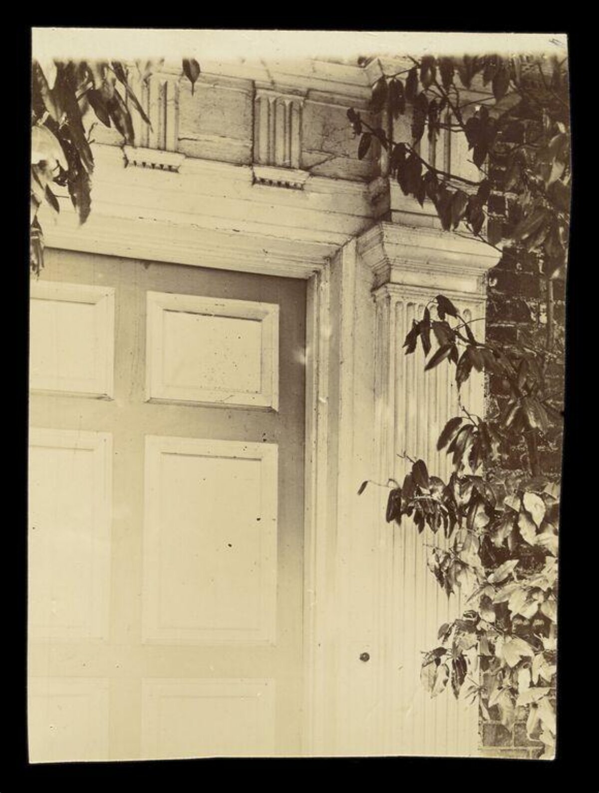 Vintage Sepia Doorway Detail