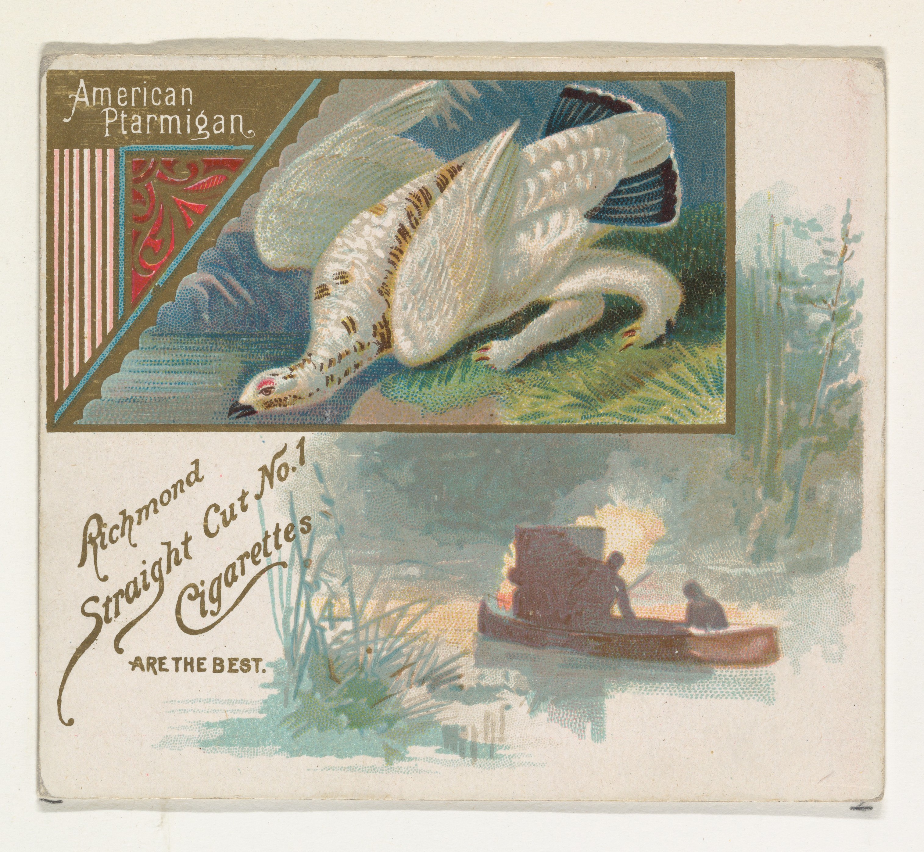 Vintage American Ptarmigan Cigarette Ad
