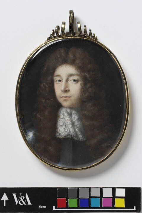 Oval Portrait Miniature Pendant