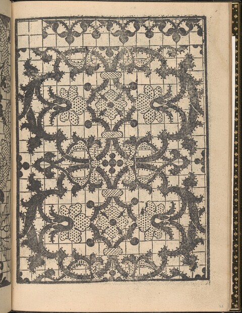 Vintage Floral Ornament Pattern Print