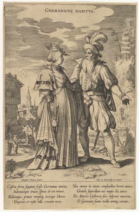 16th Century German Costume Engraving