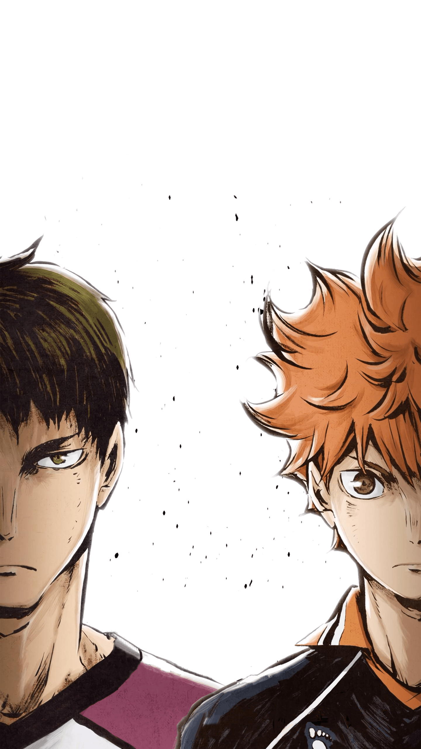 Two Haikyuu Anime Characters