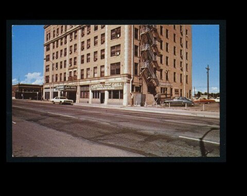 Vintage Street Corner with Capitol Grill