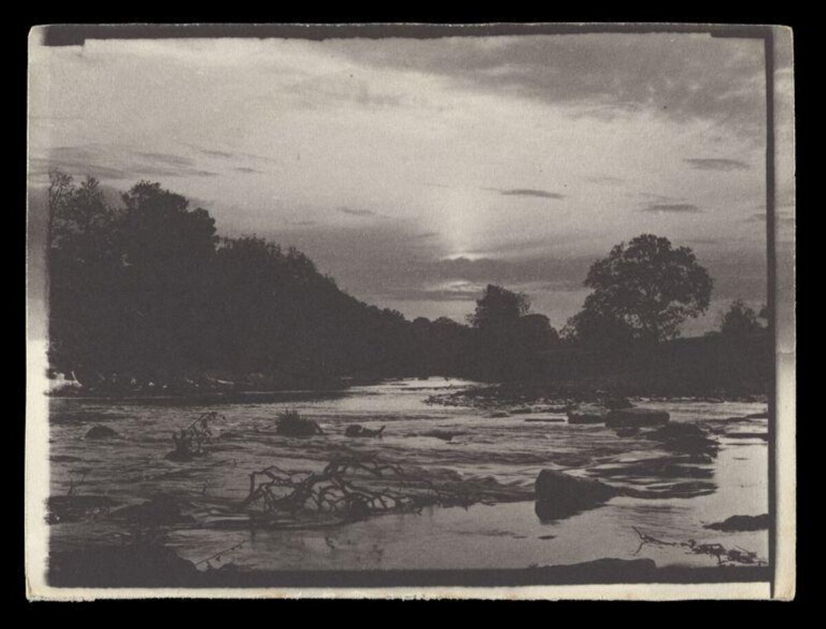 Twilight River Landscape