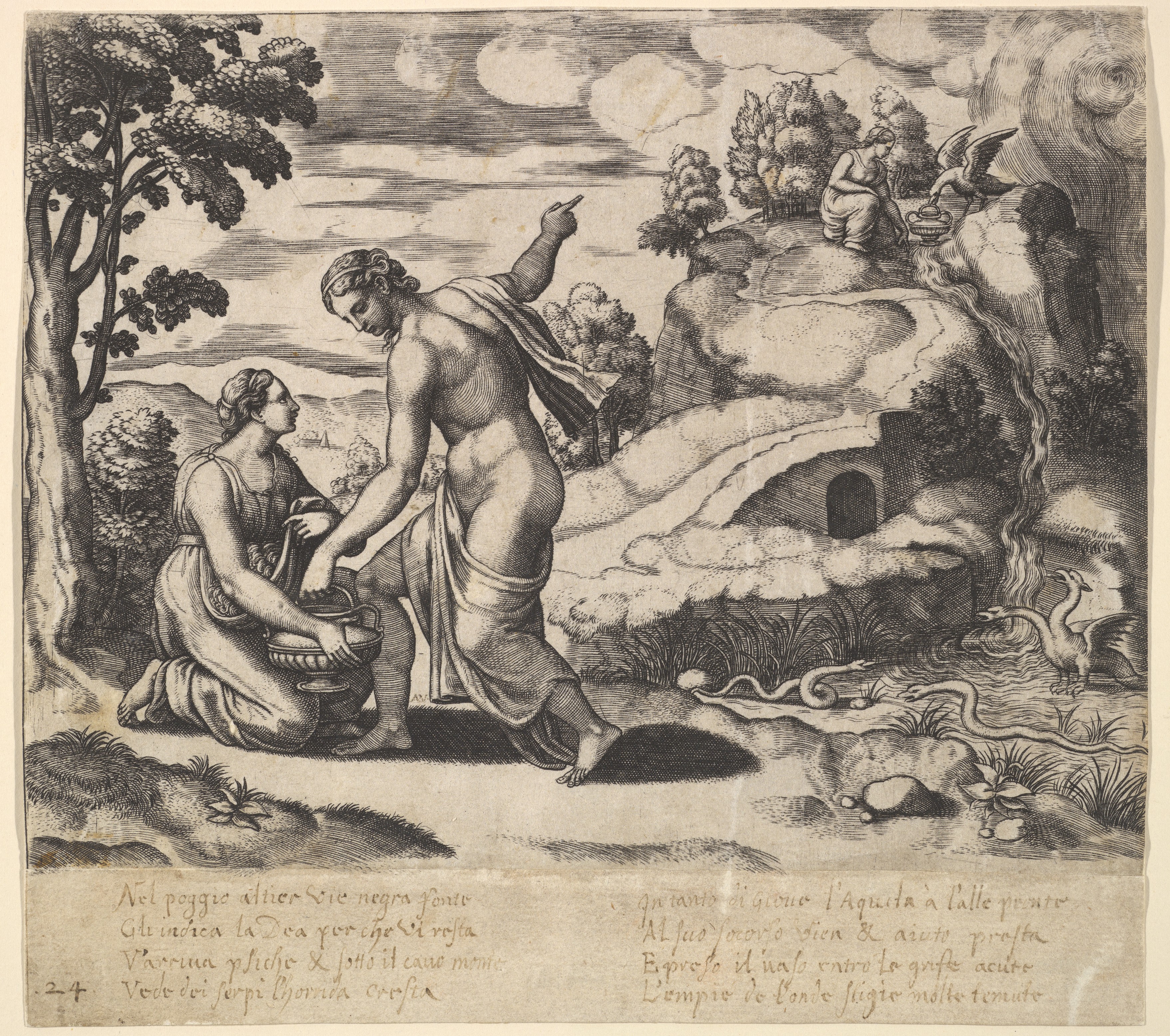 16th Century Mythological Engraving