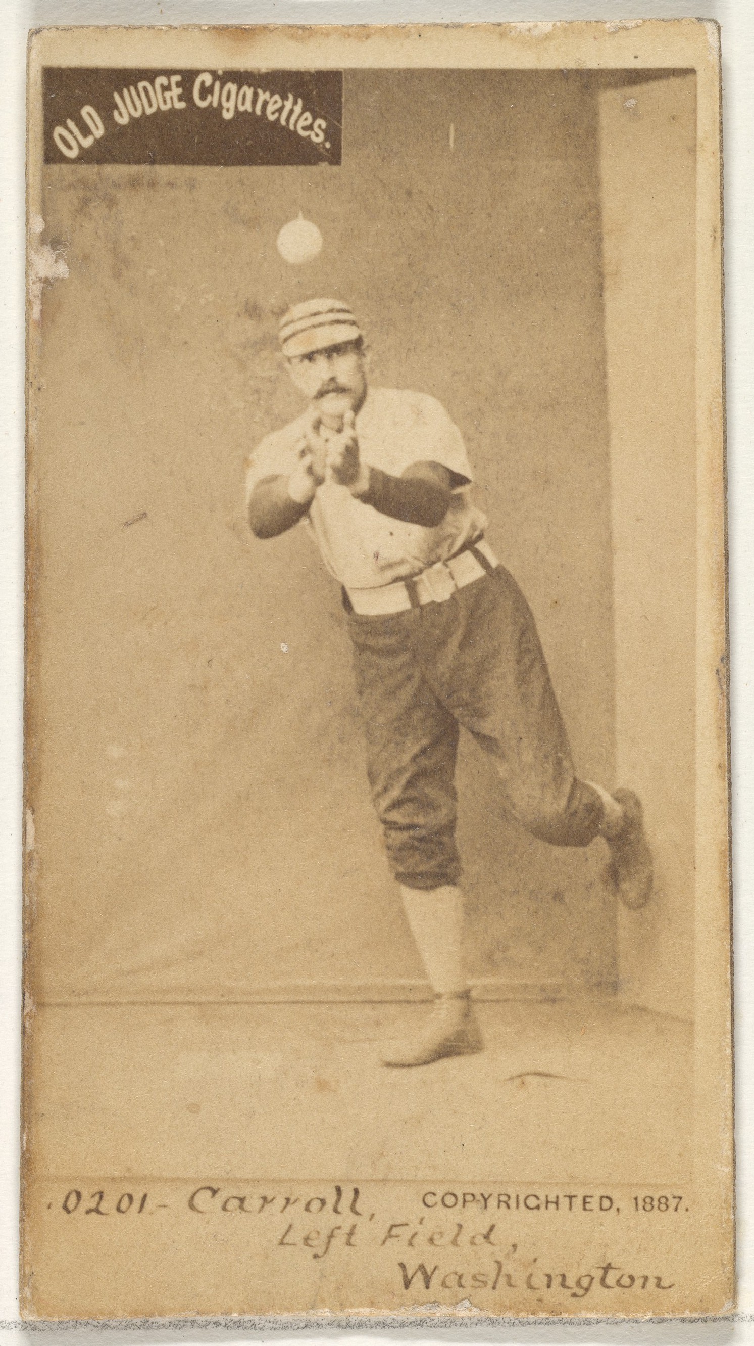 1887 Old Judge Cigarette Baseball Card