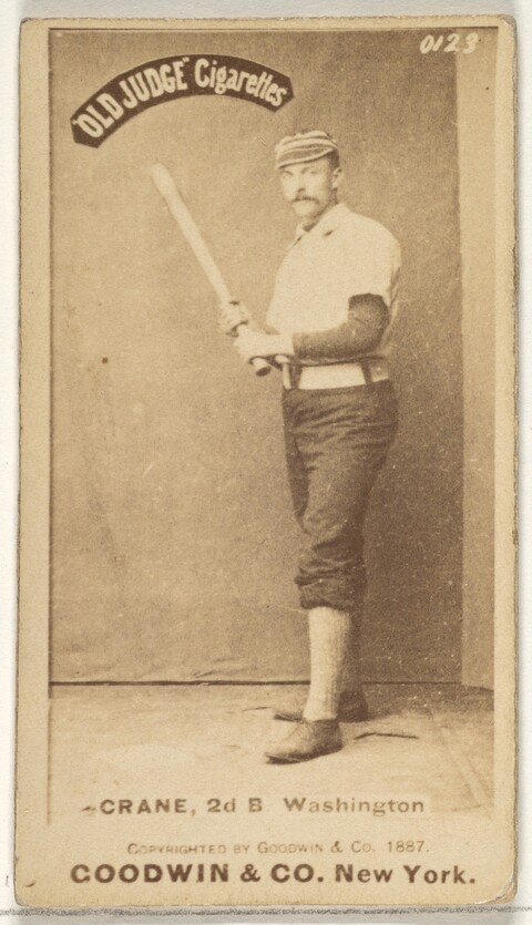 1887 Old Judge Baseball Cigarette Card