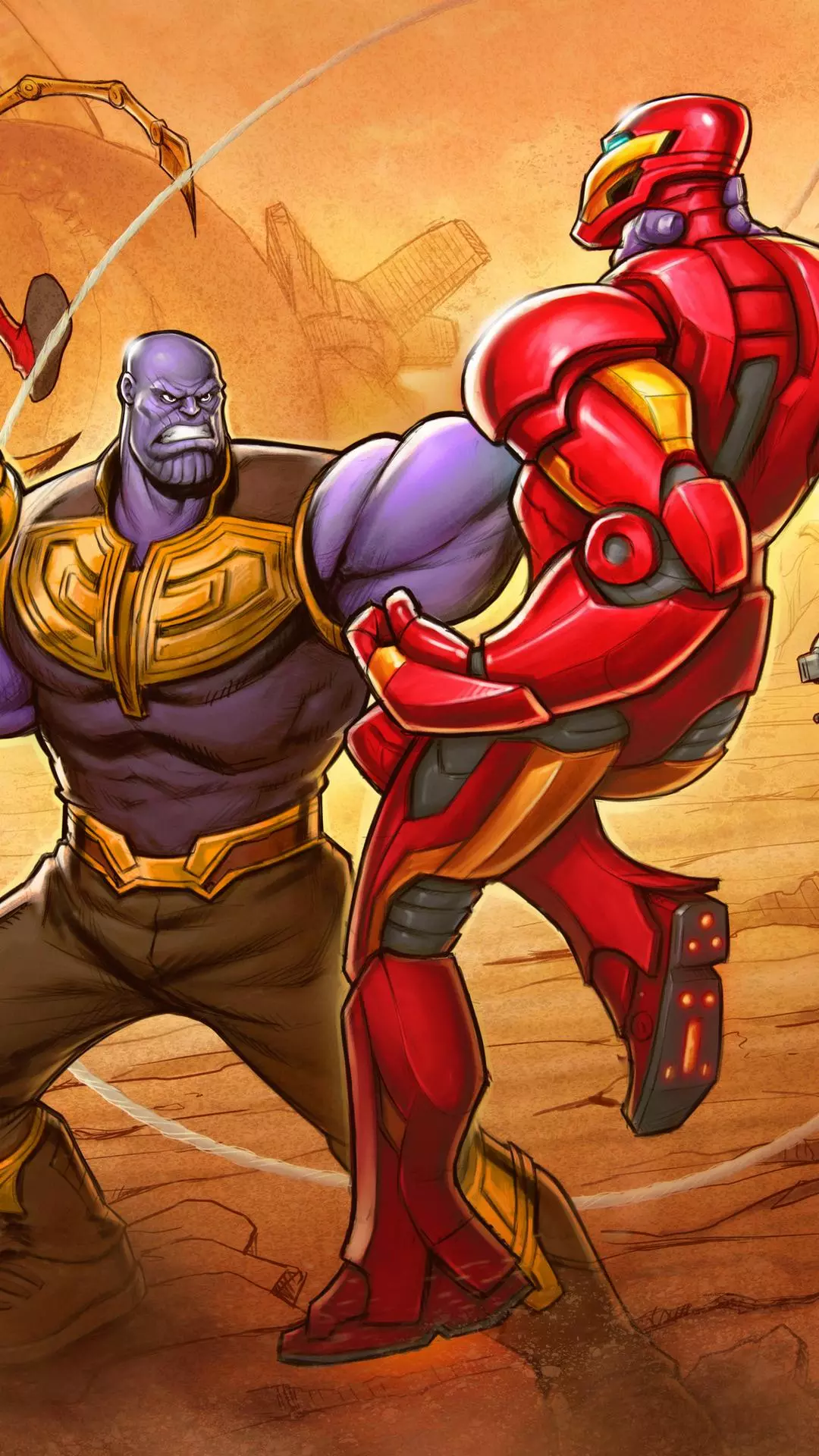 Thanos vs Hulkbuster Iron Man