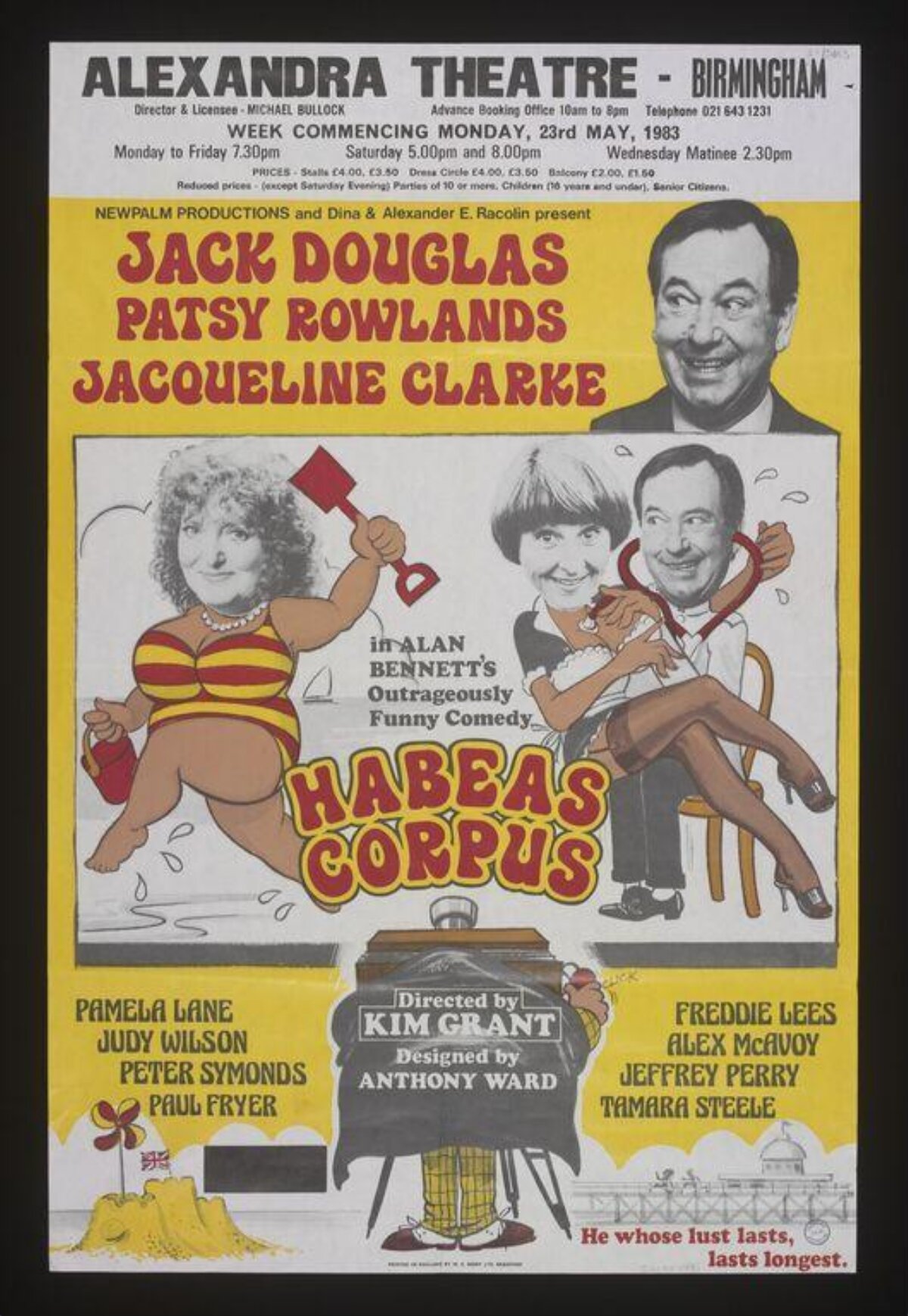 1983 Habeas Corpus Play Poster