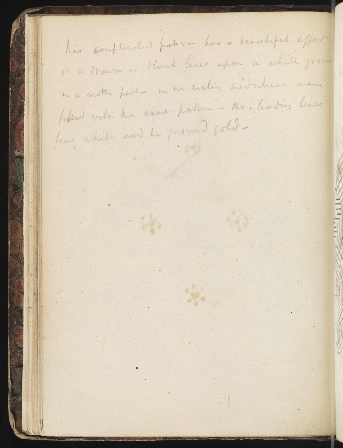 Handwritten Notes on Old Notebook Page