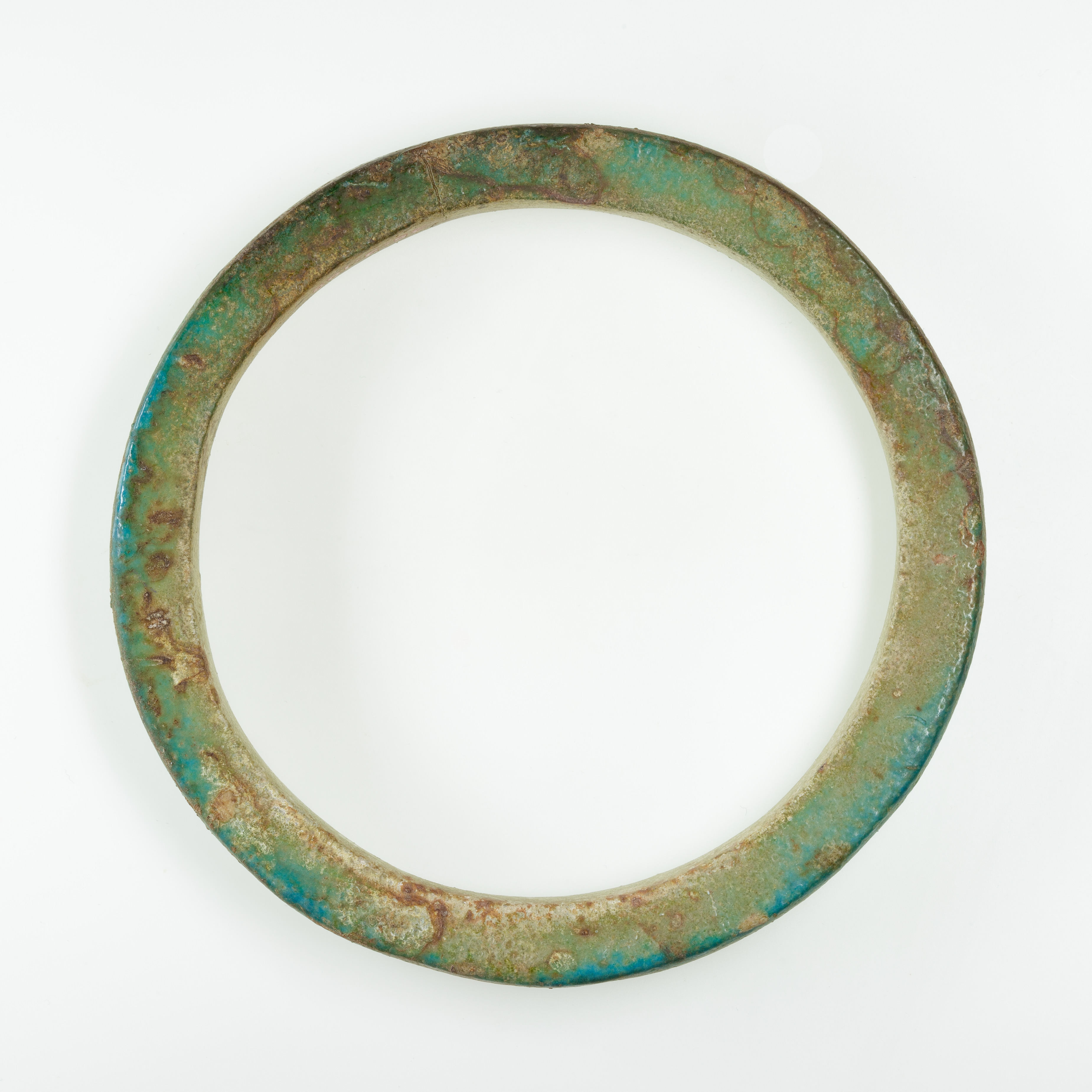 Ancient Blue-green Glazed Bangle