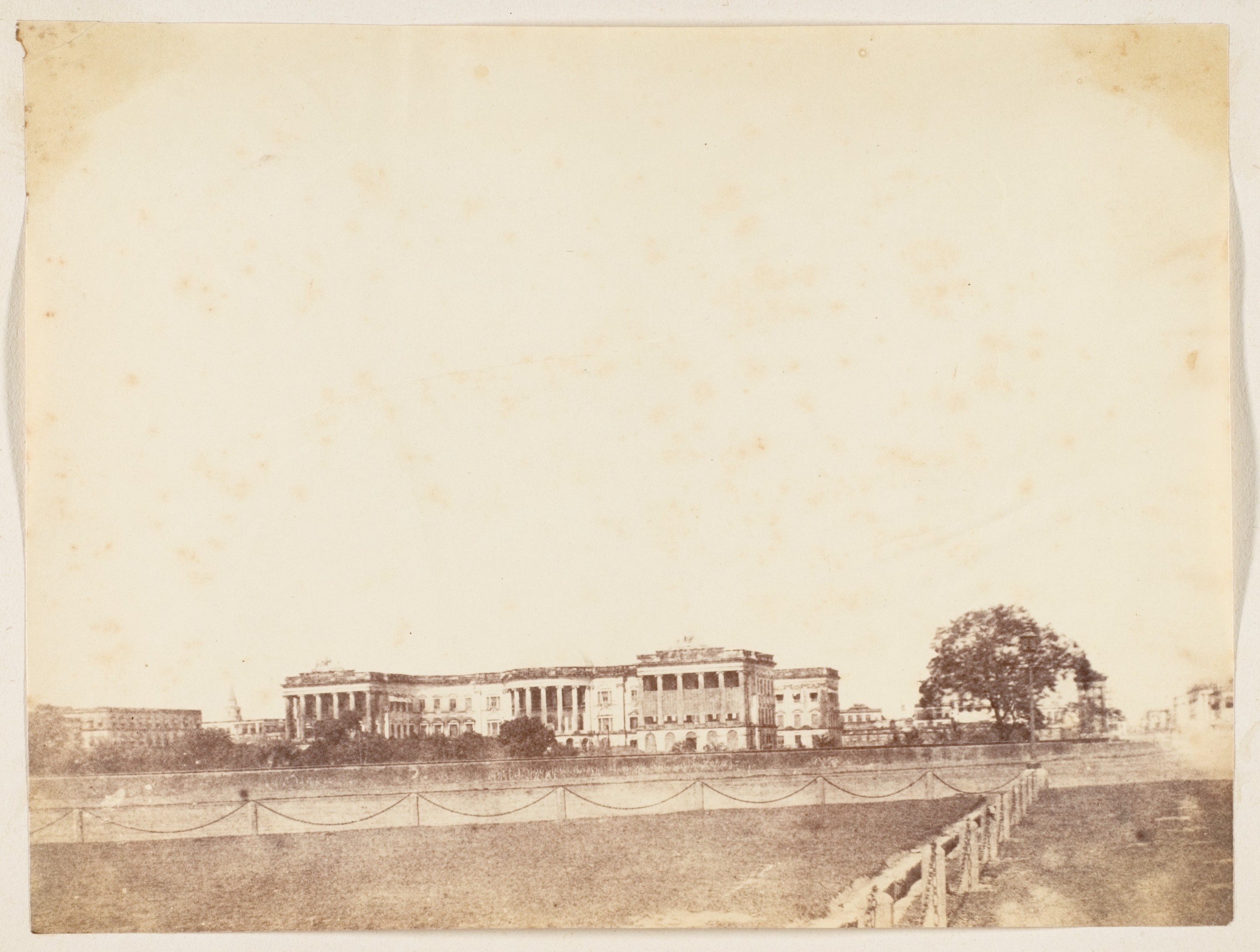 Vintage Photo of Large Colonial Building