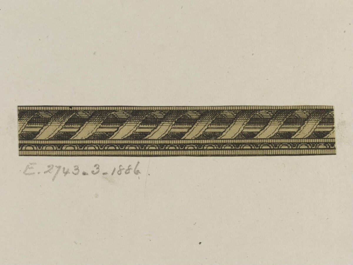 Vintage Rope Twist Ornament Sketch