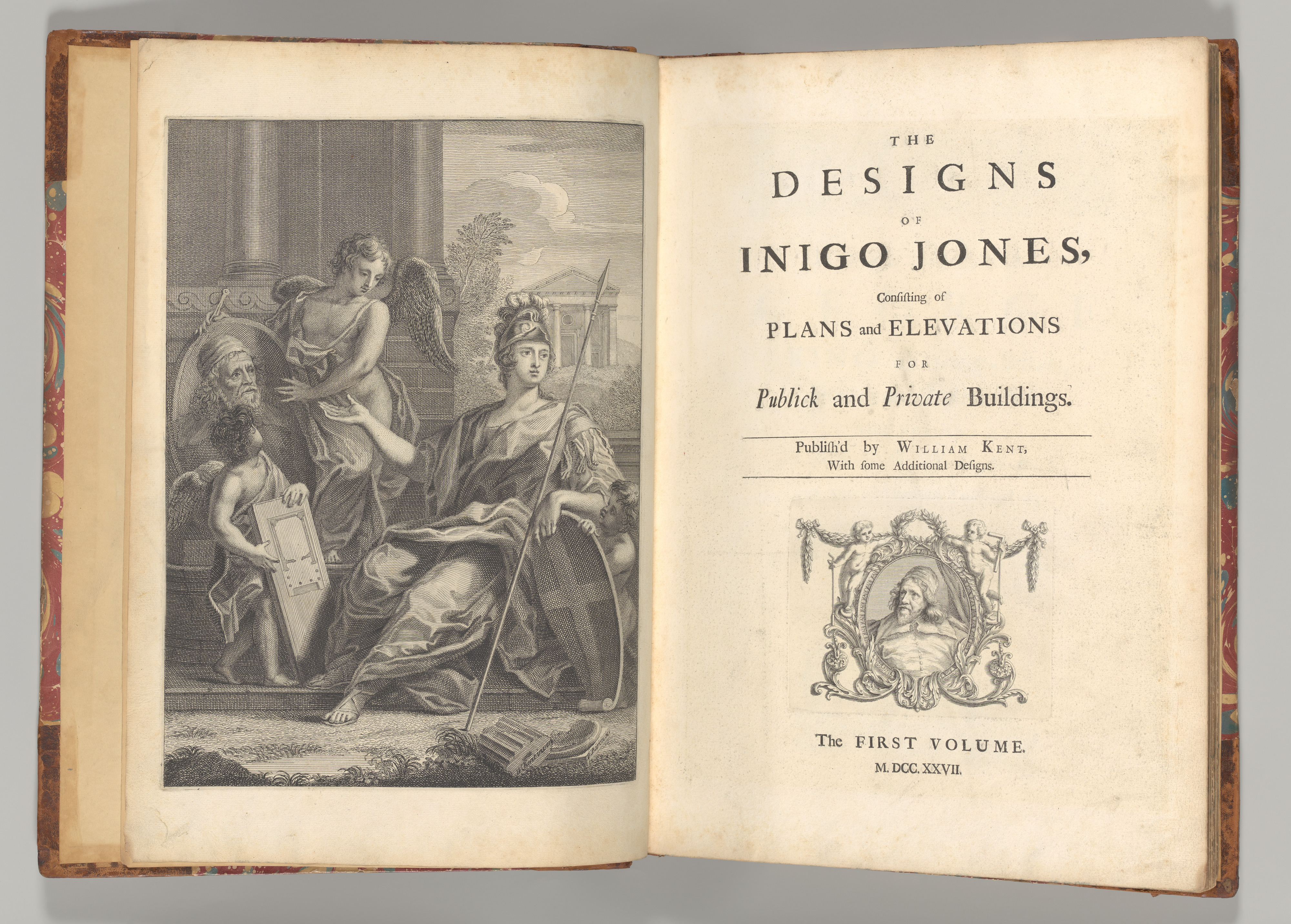 1727 Inigo Jones Designs Book Title Page