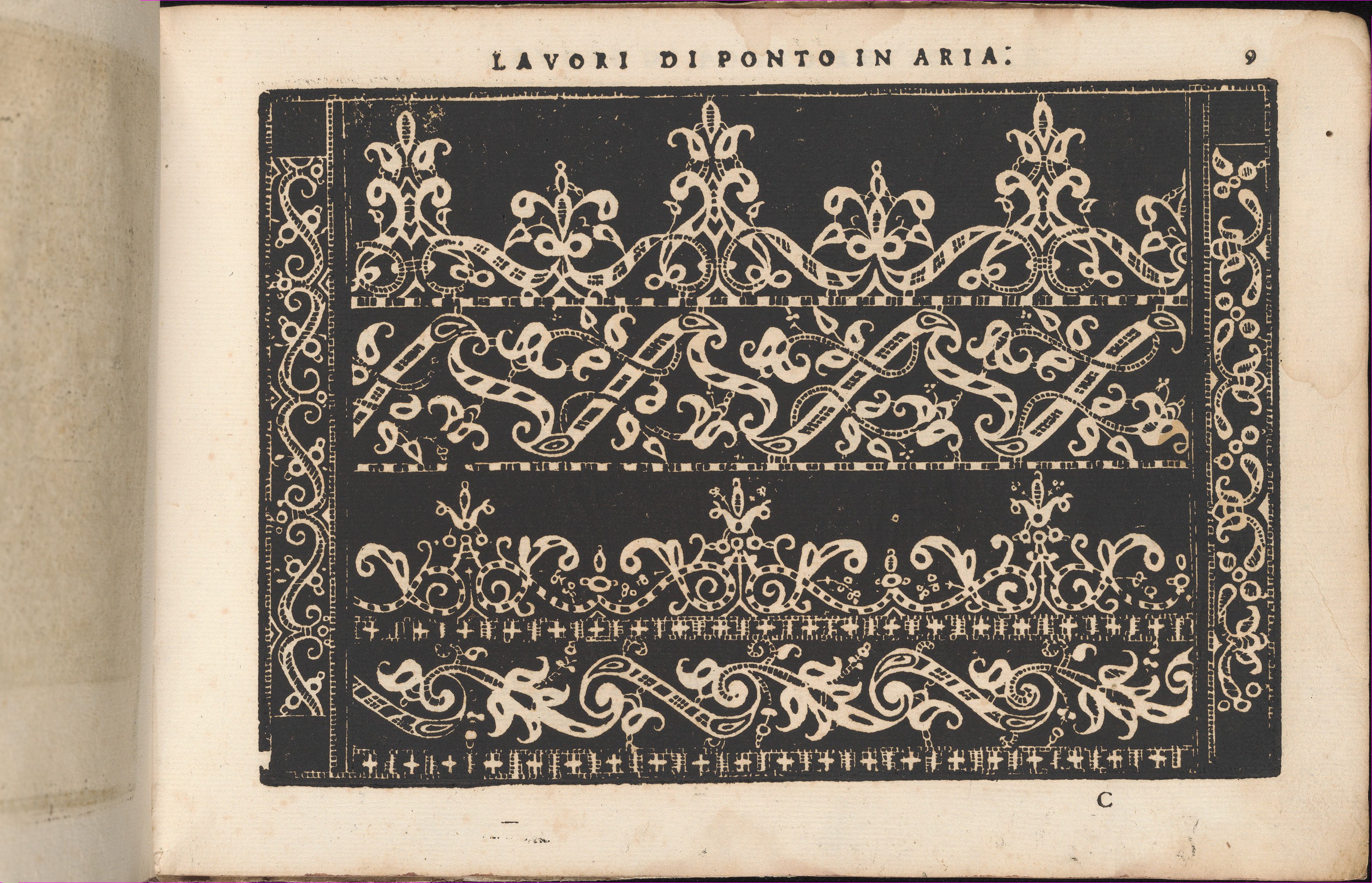 Vintage Lace Embroidery Pattern