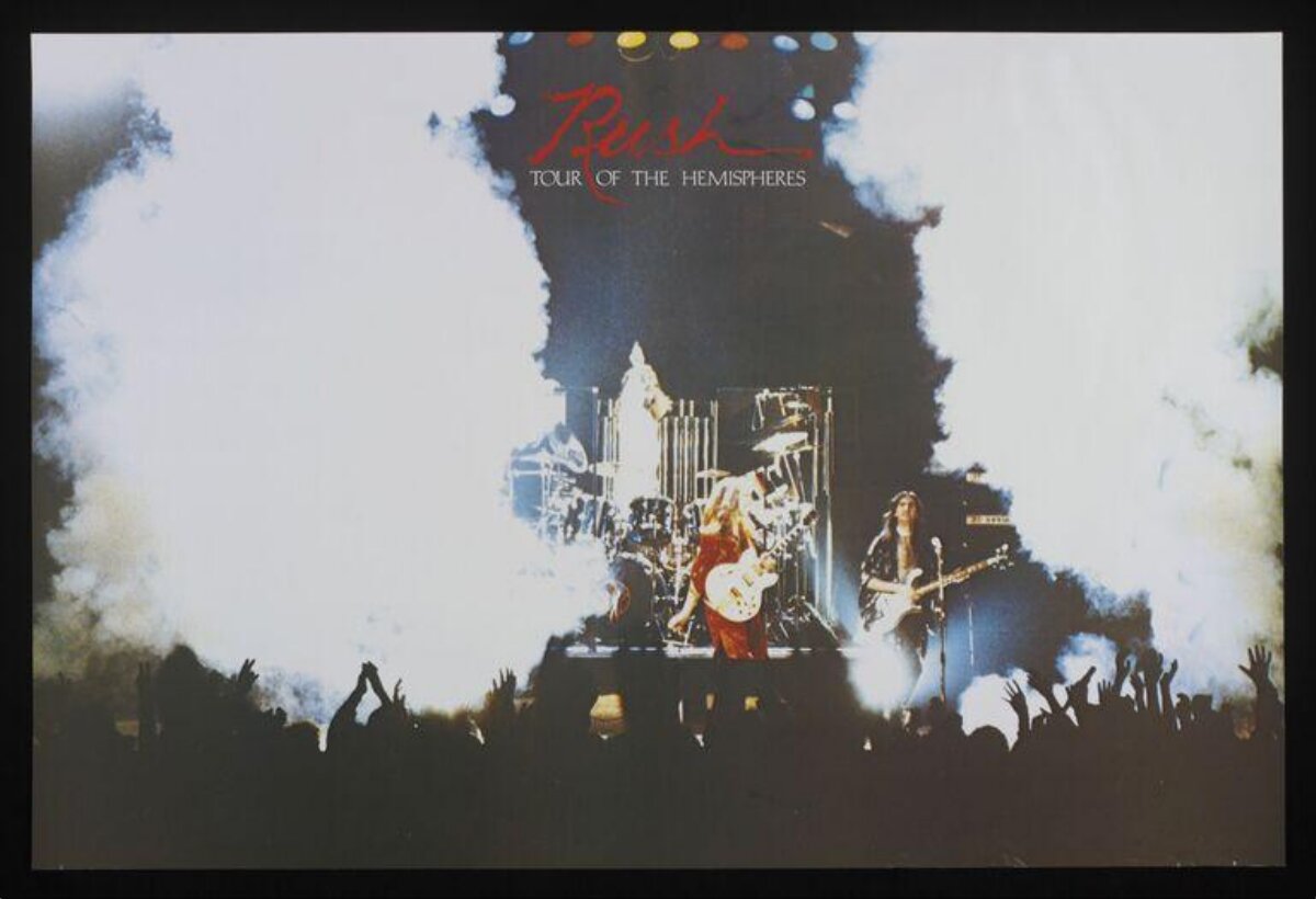 Rush Tour of the Hemispheres Concert Poster