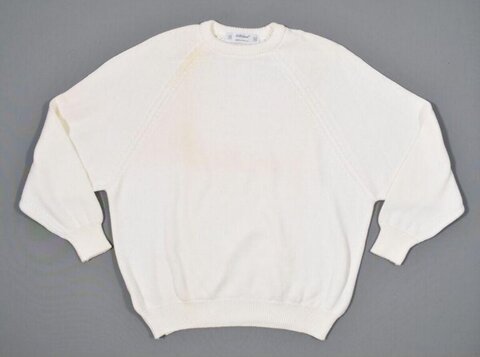 Plain White Crewneck Sweater