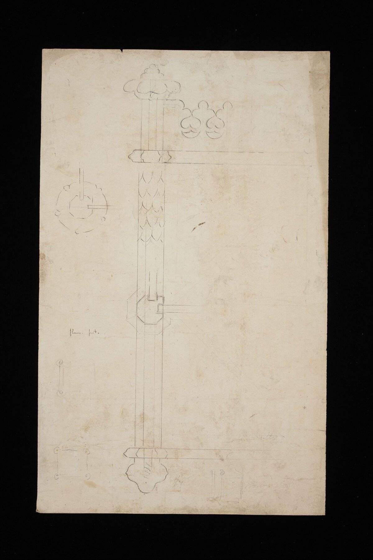 Architectural Column Design Sketch