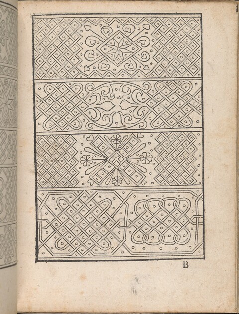 Vintage Geometric Ornament Pattern Page