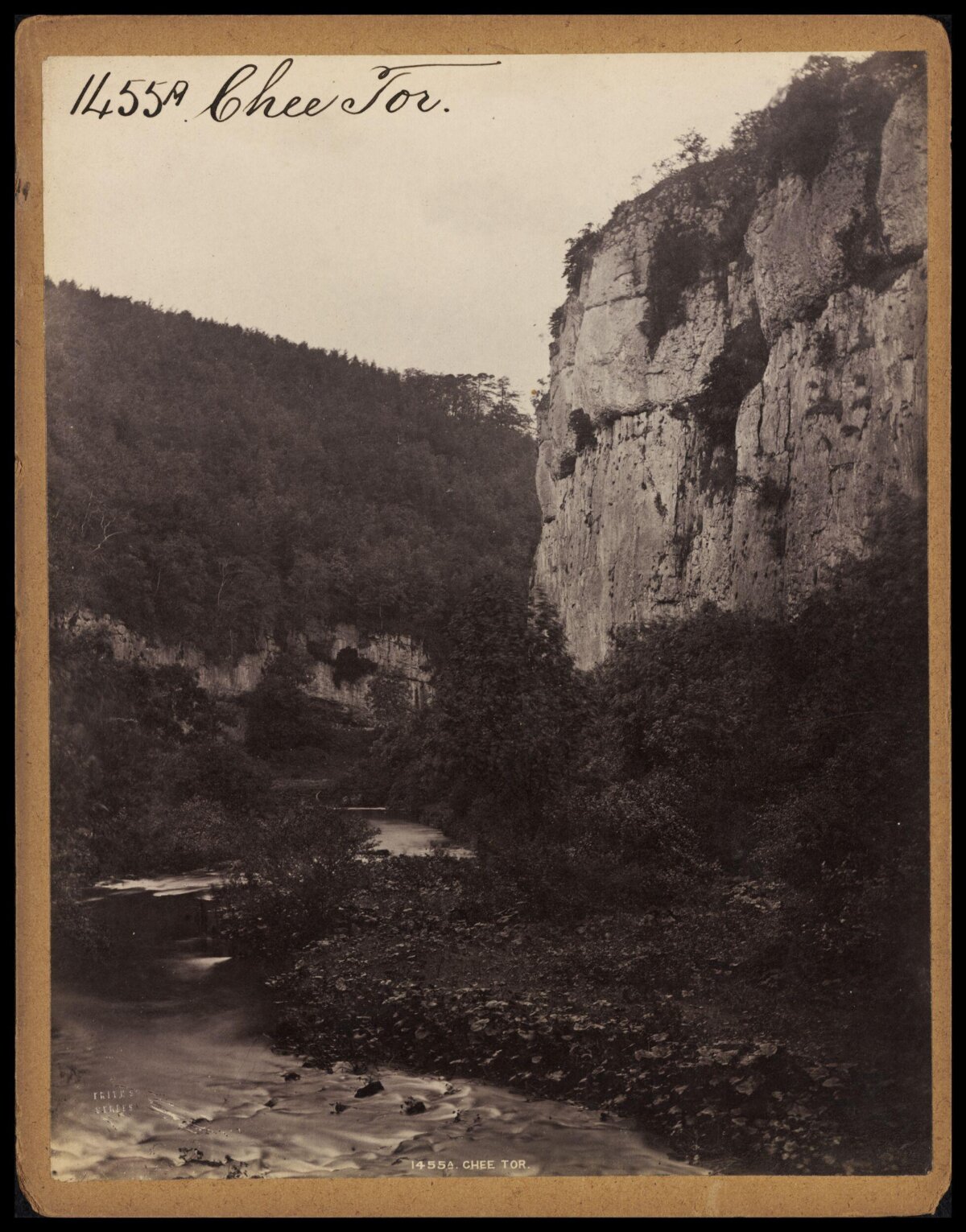 Chee Tor Cliff River Landscape