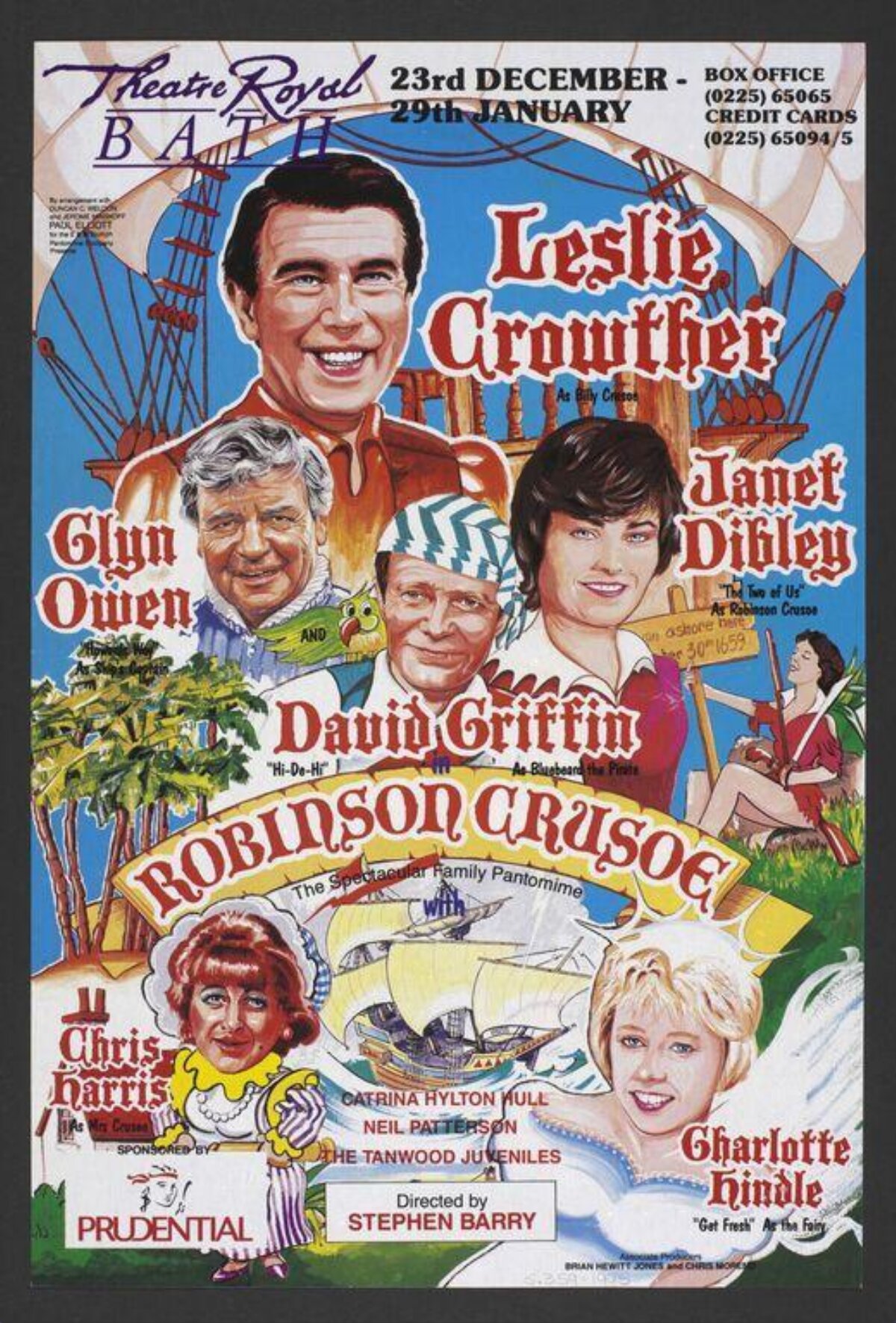 Robinson Crusoe Pantomime Theatre Poster