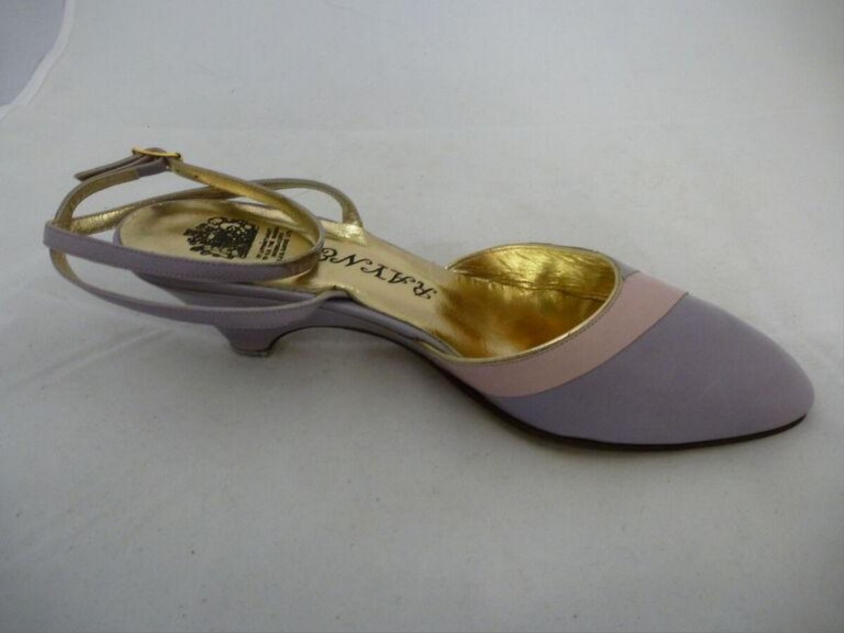 Lilac Slingback Low Heel Single Shoe
