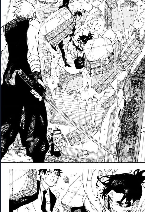 Manga Battle Ruins Scene
