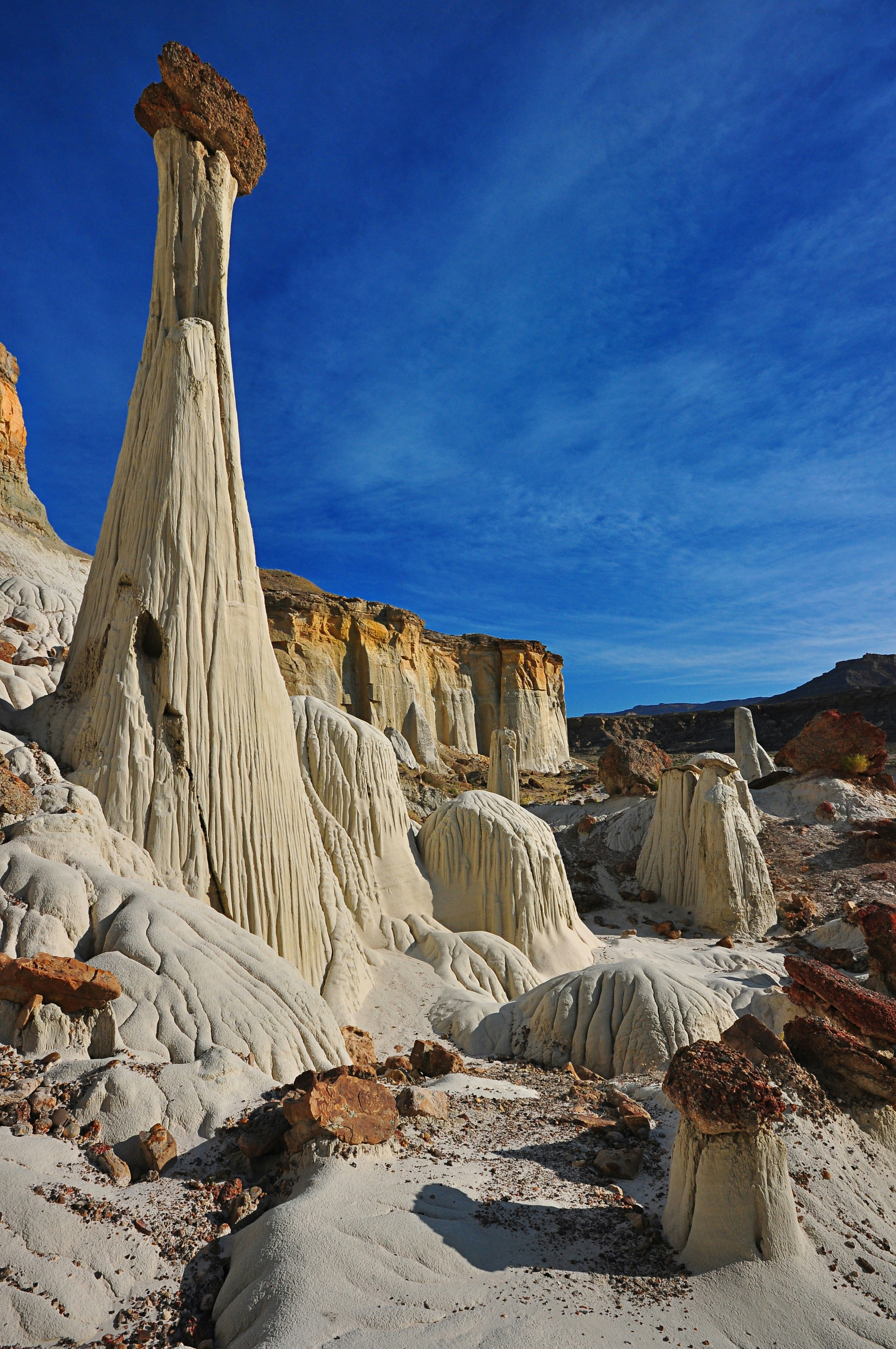 Desert Hoodoo Rock Formations