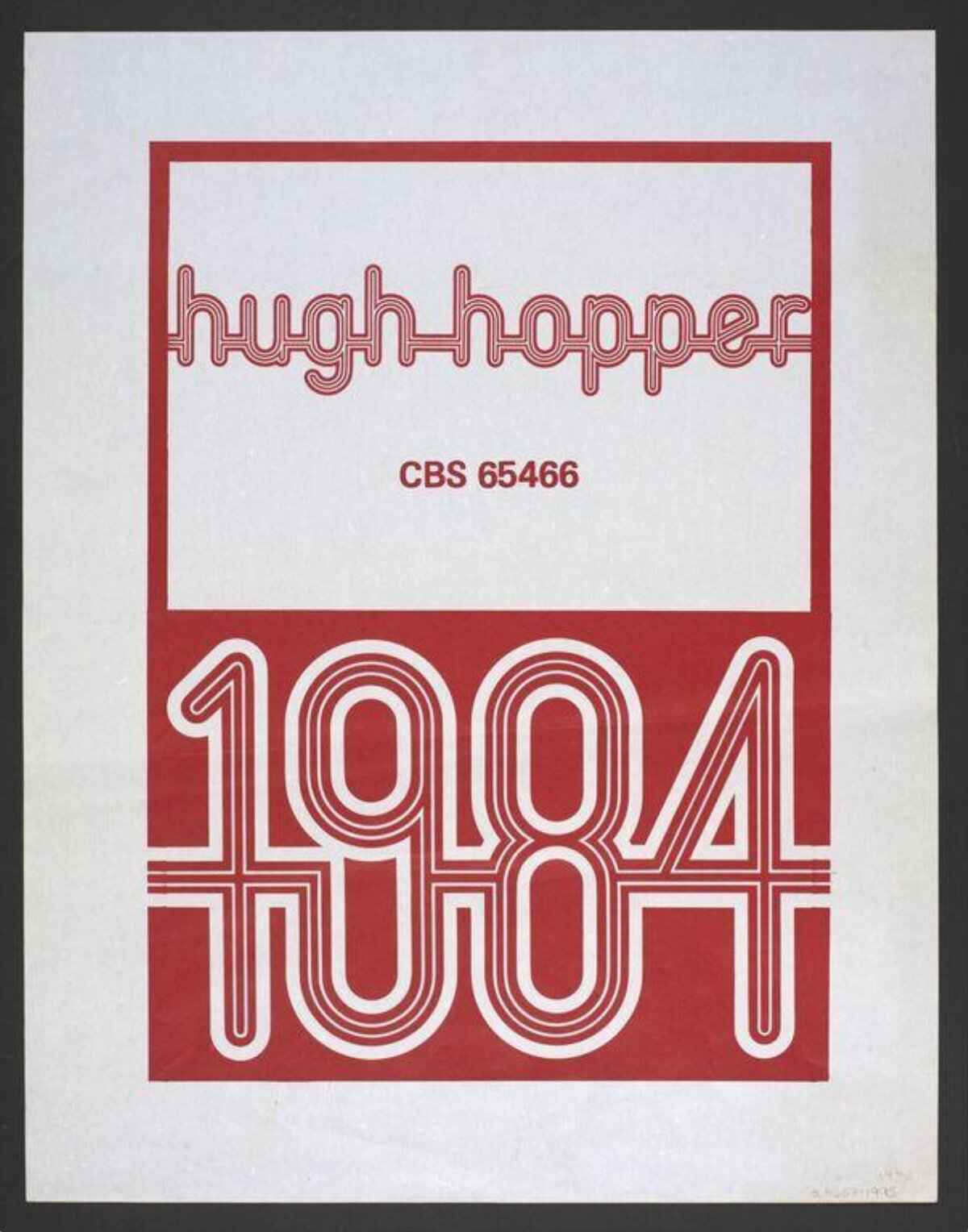 Hugh Hopper 1984 Album Poster