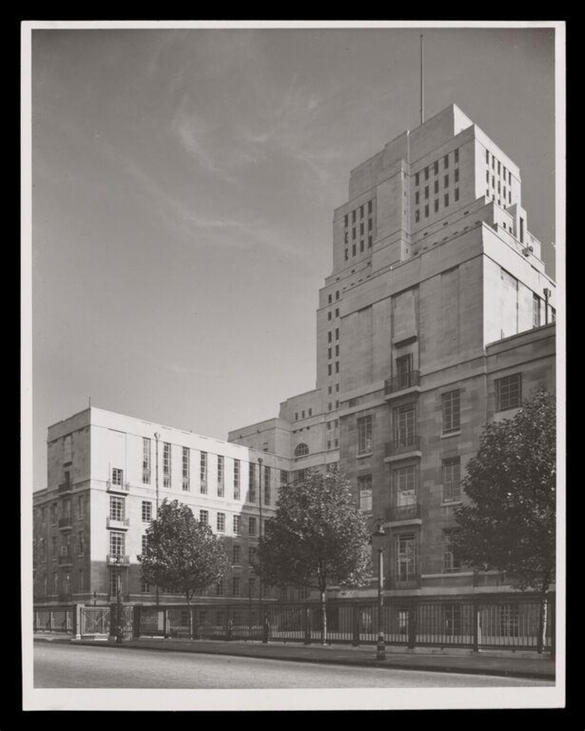 Vintage High-rise Building Exterior
