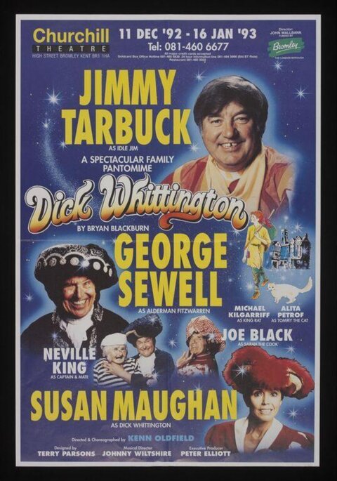 Dick Whittington Pantomime Theatre Poster
