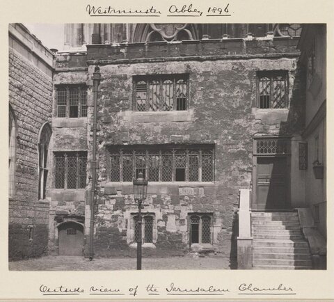 1896 Exterior of Jerusalem Chamber, Westminster Abbey