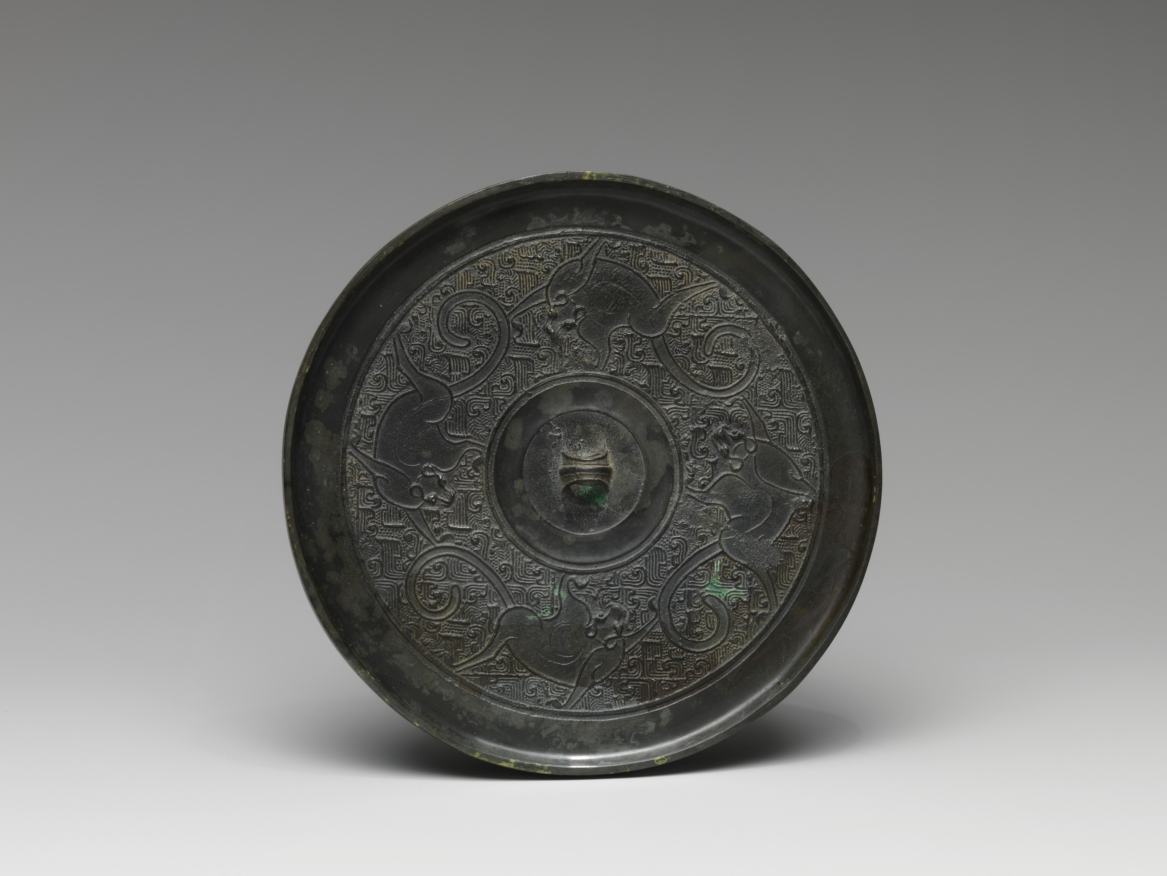 Four-beast Pattern Ancient Bronze Mirror