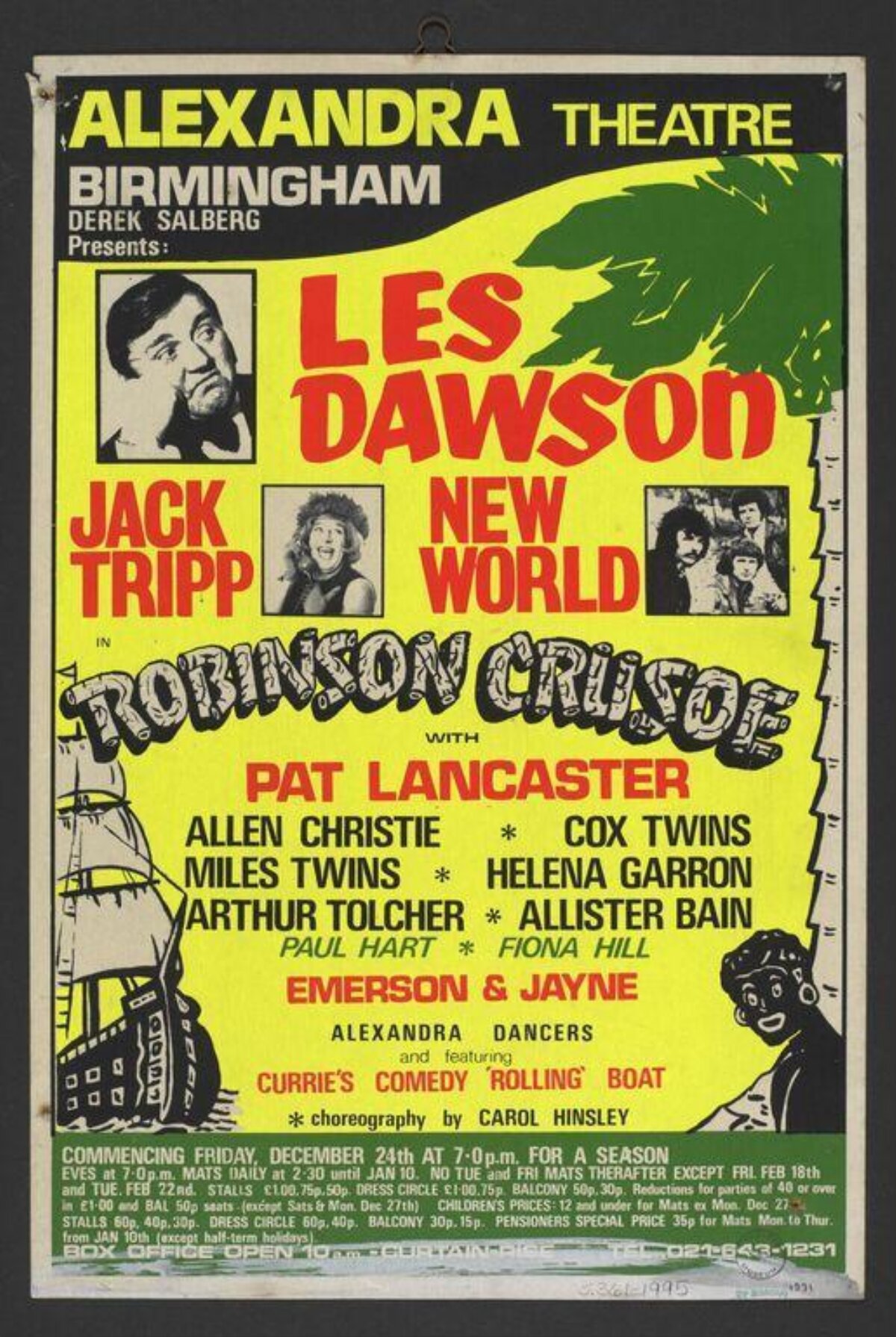 Robinson Crusoe Theatre Show Poster