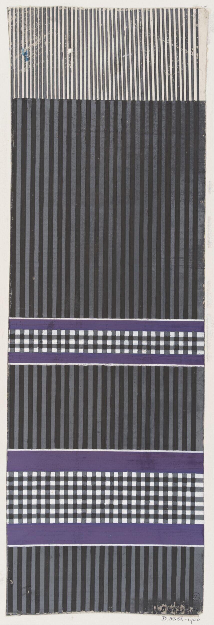 Geometric Stripe Textile Pattern Design