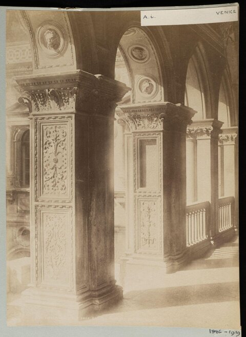 Ornate Columned Arcade in Venice