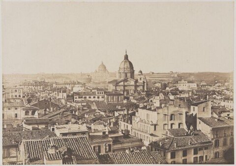 Vintage Rome Cityscape