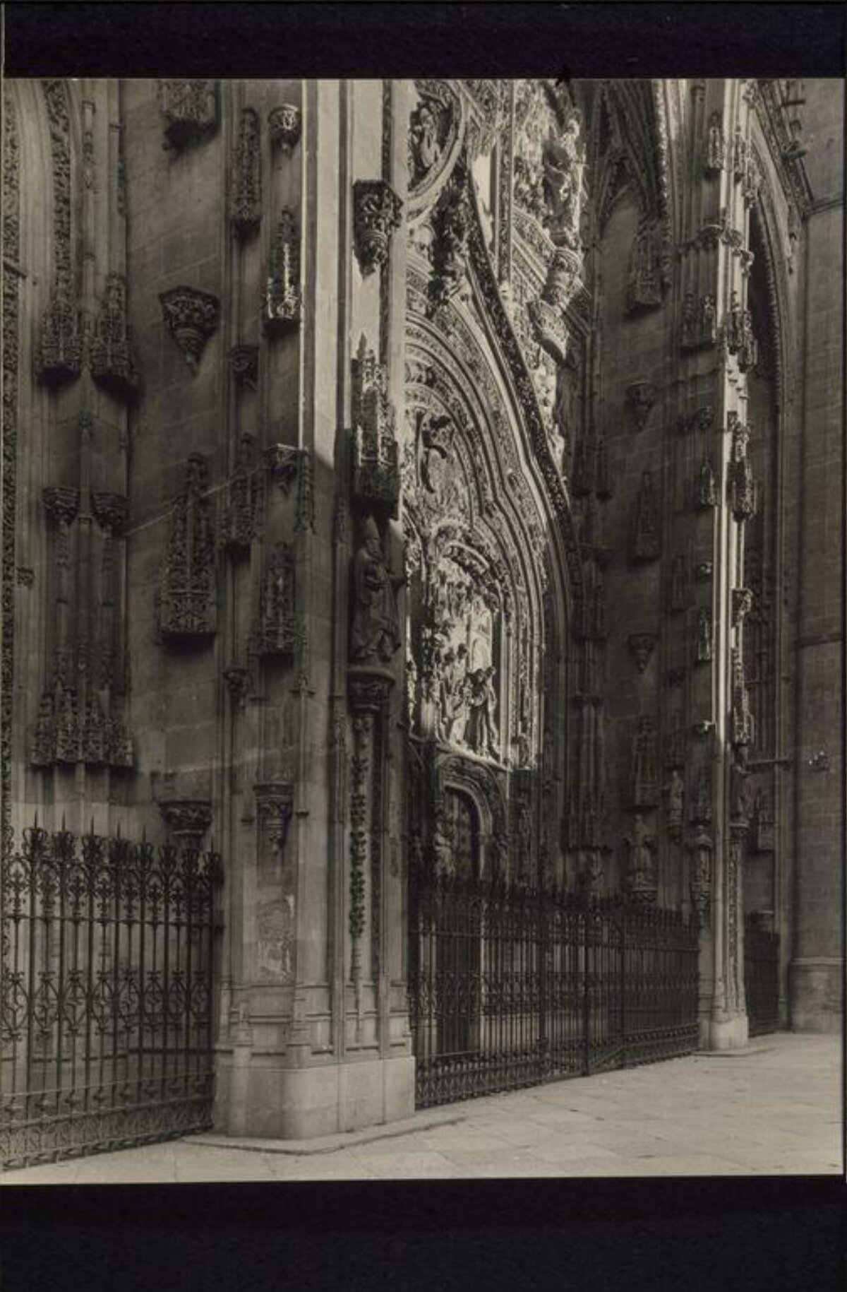 Vintage Gothic Cathedral Entrance