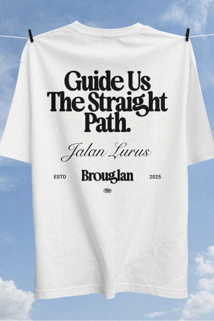 Text Printed White T-Shirt