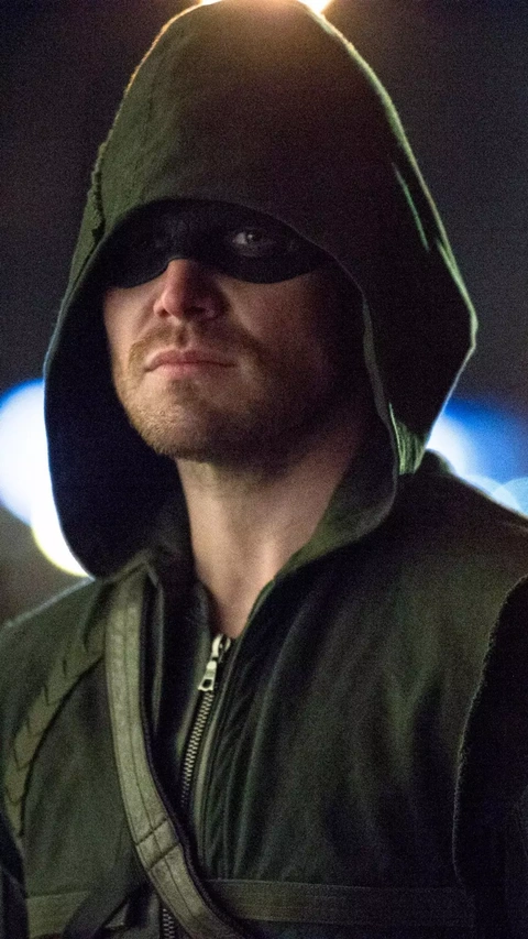 Green Arrow Hooded Portrait