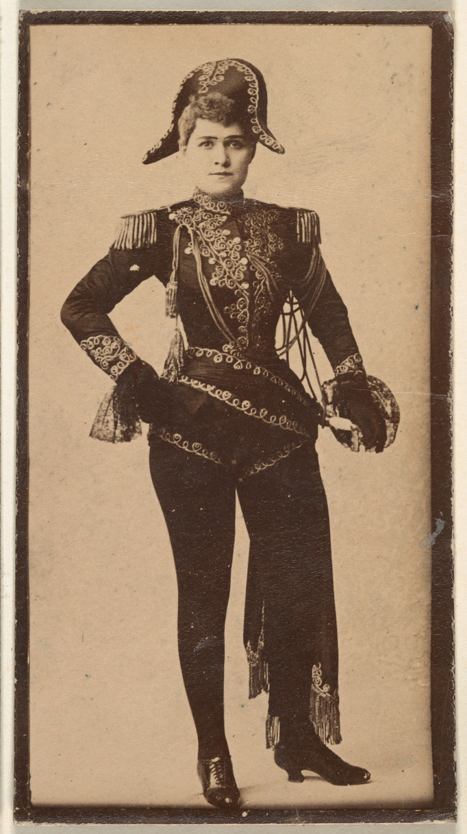 Vintage Portrait of Actress in Stage Uniform