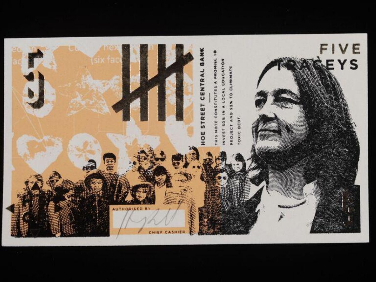 Five Traceys Custom Concept Banknote