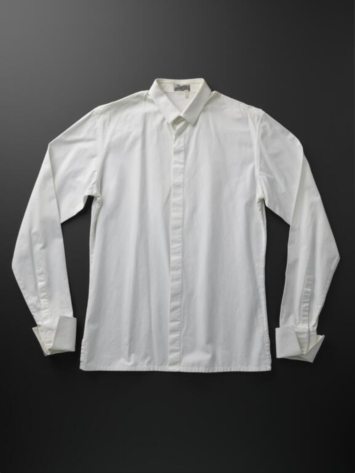 Laid Flat White Long-sleeve Shirt