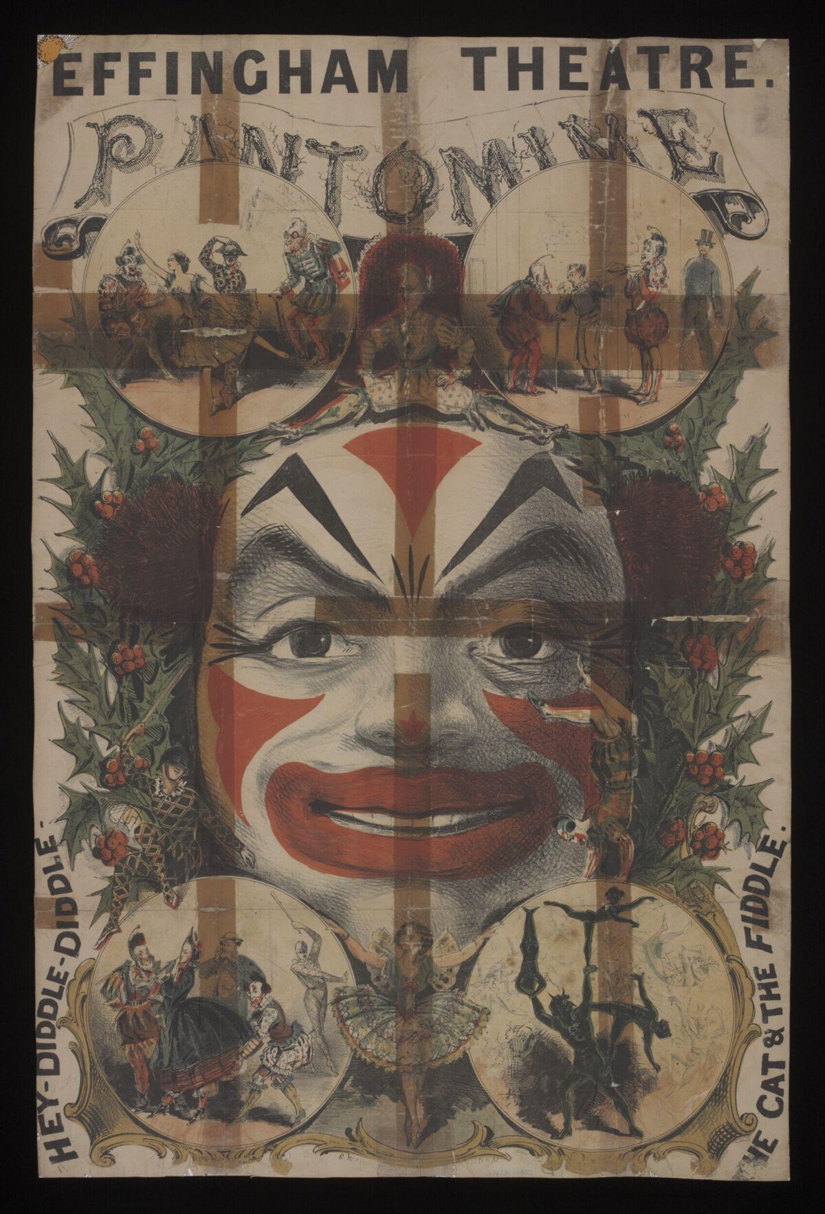 Vintage Effingham Theatre Pantomime Poster